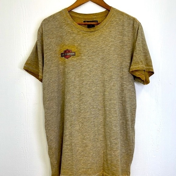 Harley Davidson - Milwaukee WIS Embroidered Logo Sweet Fade T Shirt Size XL - Picture 6 of 9
